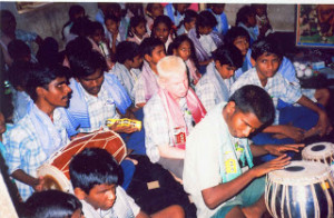 CHILDREN ENJOYING WITH DONATED INSTRUMENTS